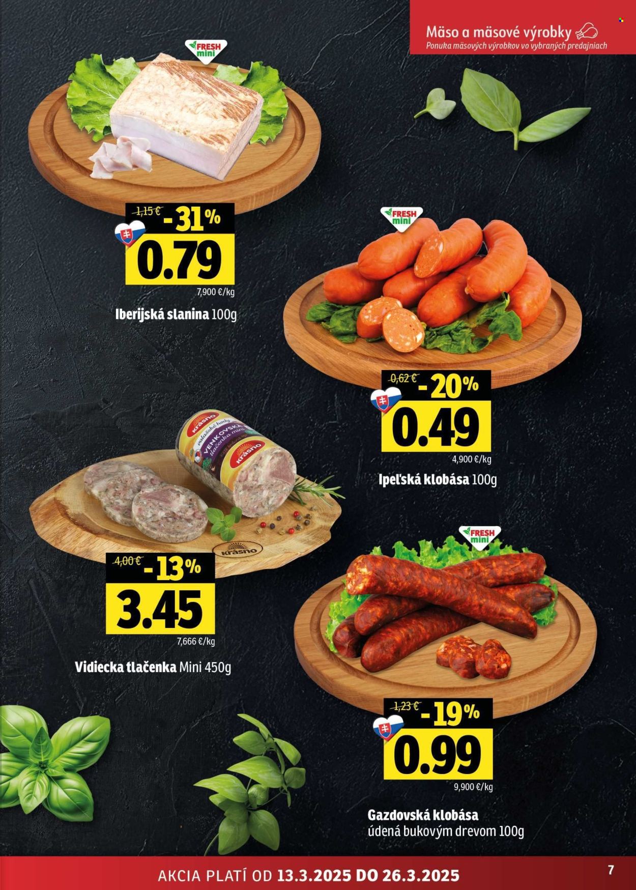 Leták FRESH - 13.3.2025 - 26.3.2025. Strana 7