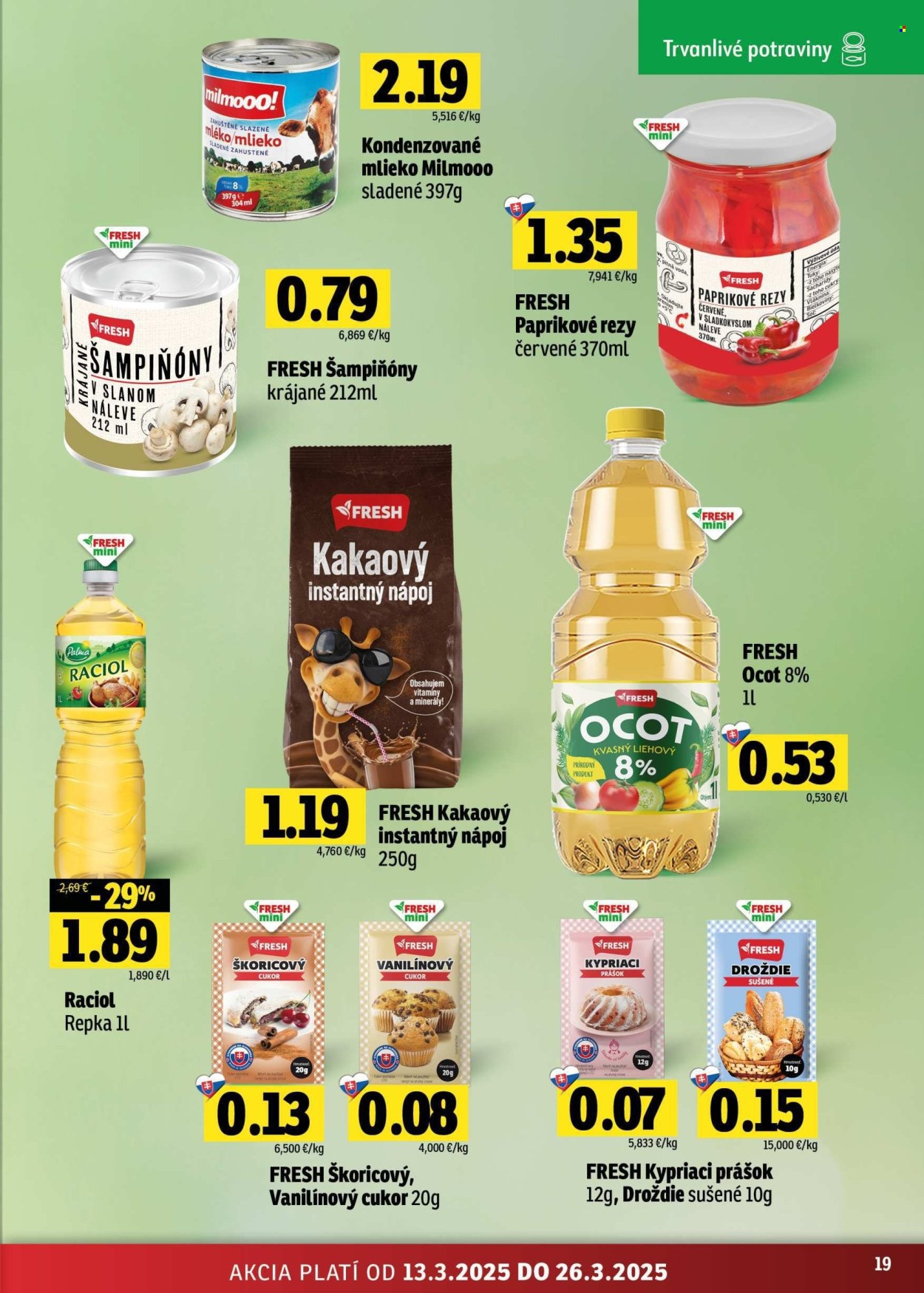Leták FRESH - 13.3.2025 - 26.3.2025. Strana 19