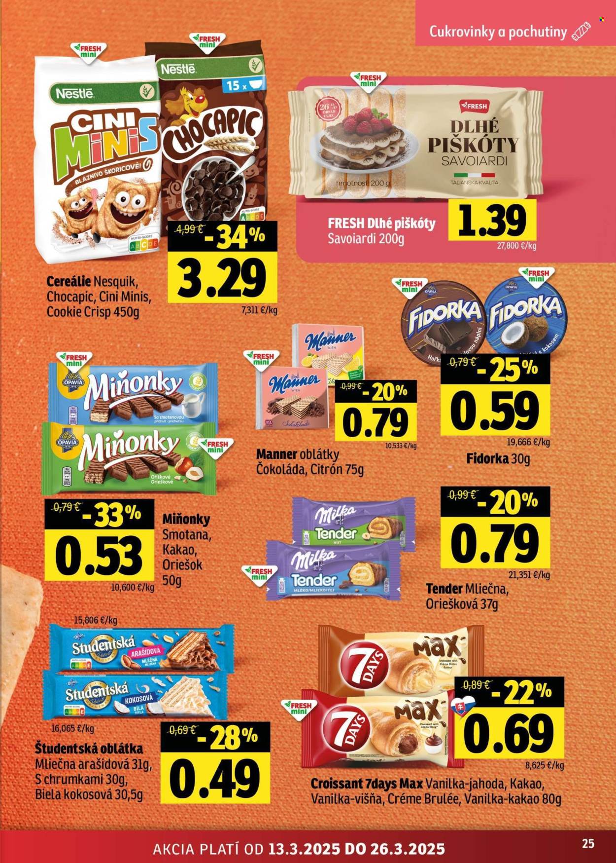 Leták FRESH - 13.3.2025 - 26.3.2025. Strana 25