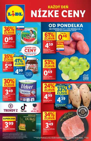 Leták Lidl - 17.3.2025 - 23.3.2025.