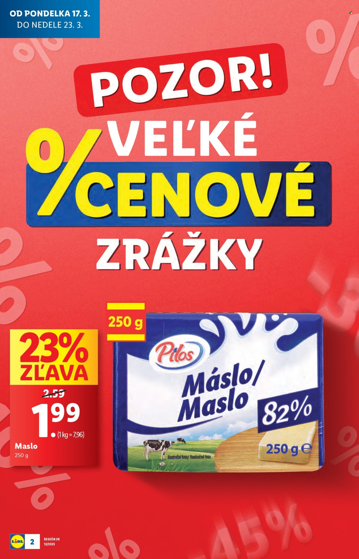 Leták Lidl - 17.3.2025 - 23.3.2025. Strana 2