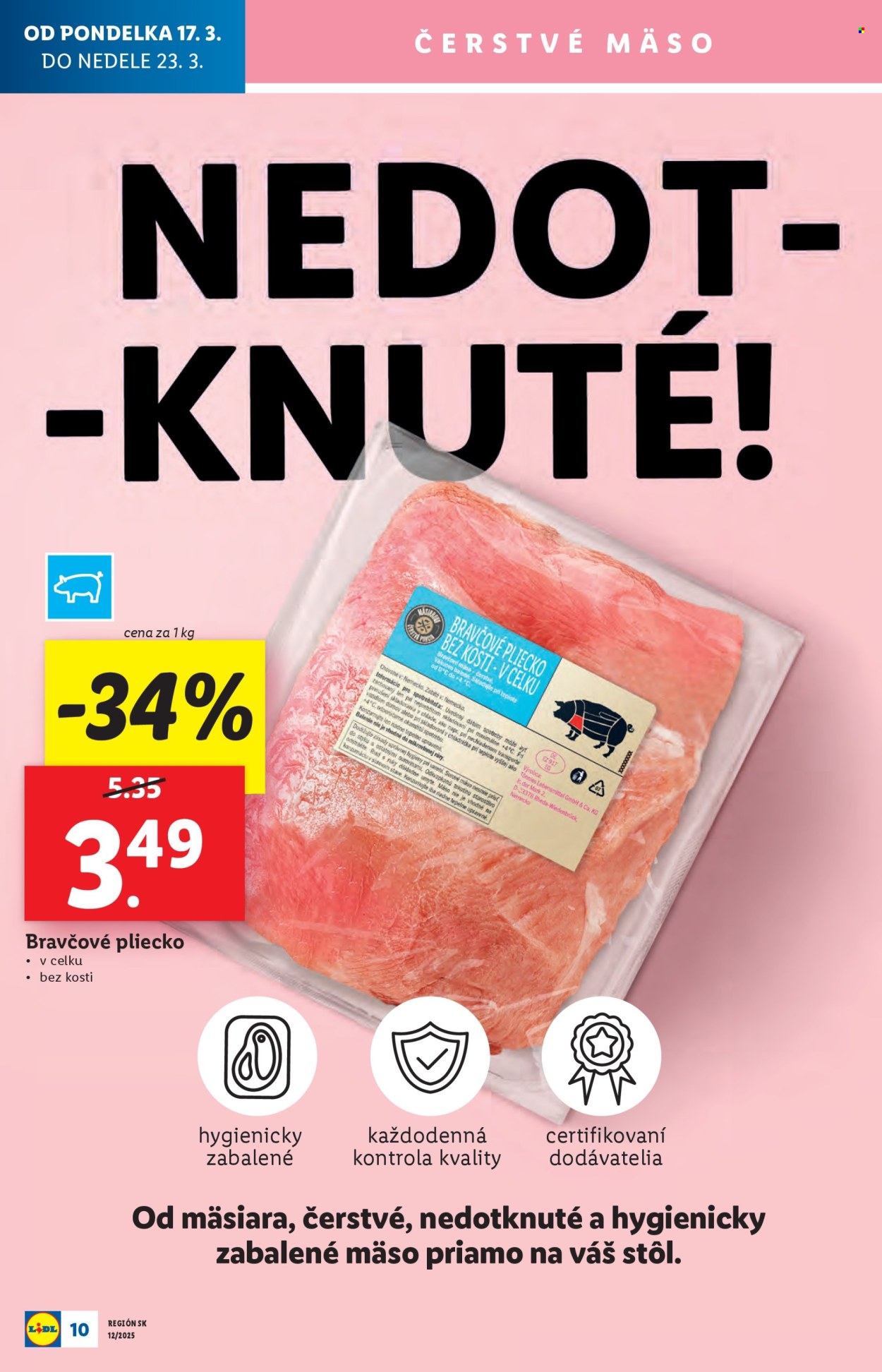 Leták Lidl - 17.3.2025 - 23.3.2025. Strana 12