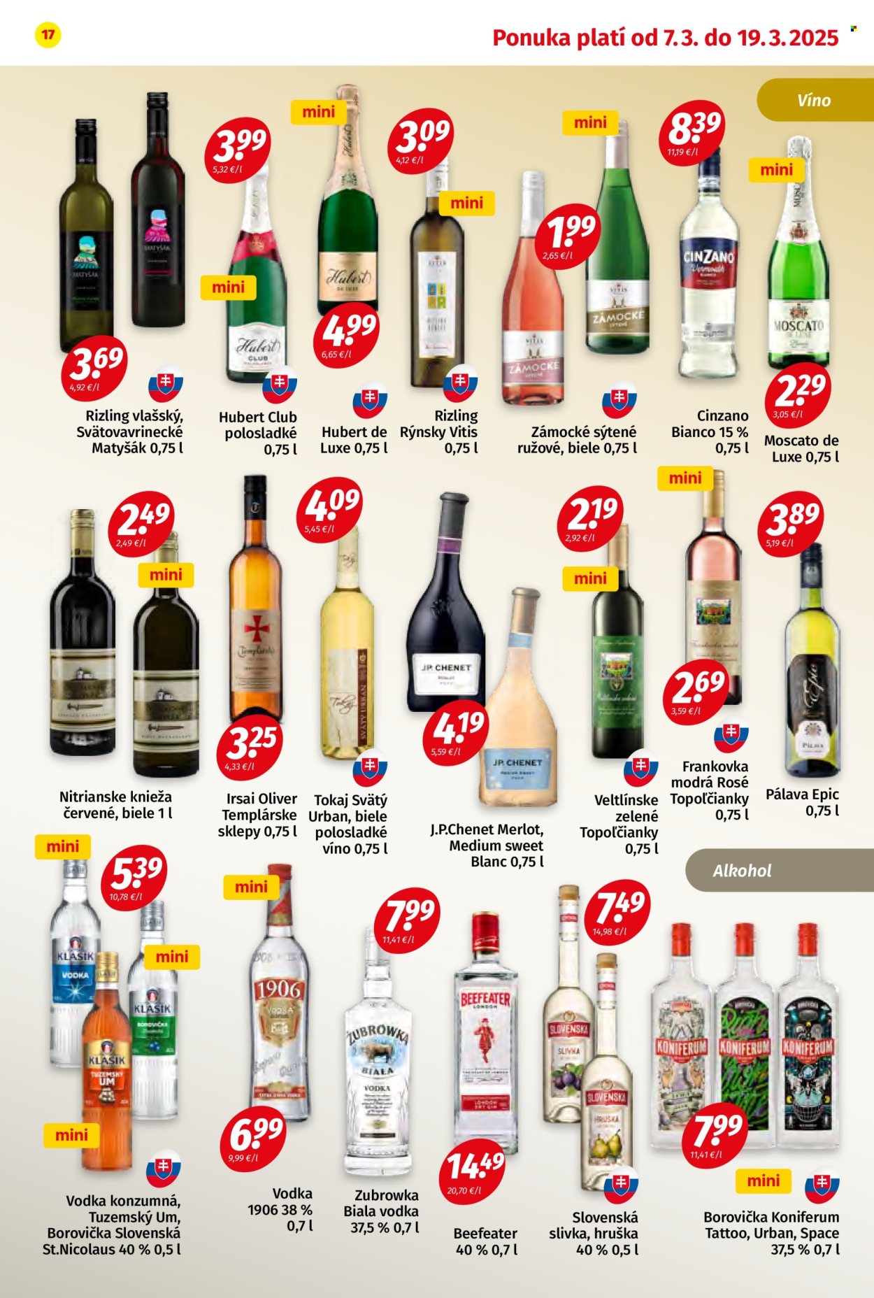 Leták Potraviny KORUNA - 7.3.2025 - 19.3.2025. Strana 17