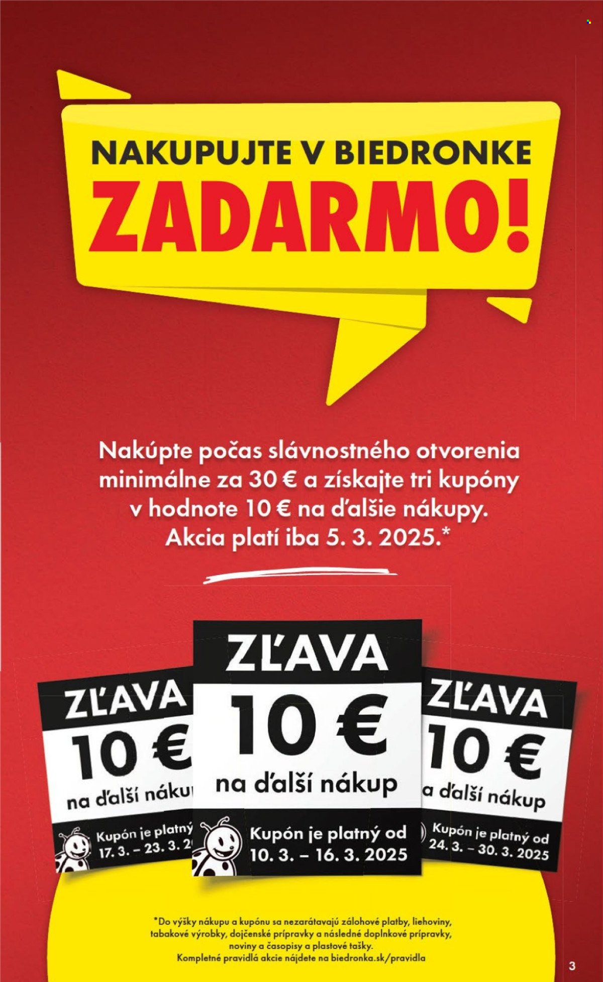 Leták Biedronka - 5.3.2025 - 16.3.2025. Strana 3