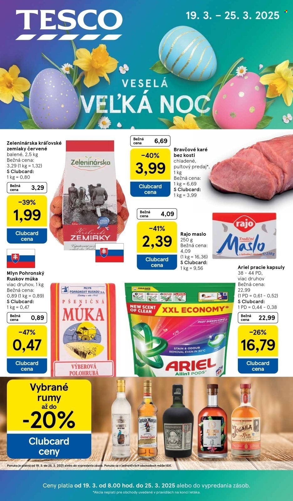 Leták TESCO - 19.3.2025 - 25.3.2025. Strana 1