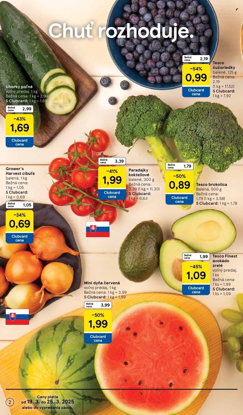 Leták TESCO - 19.3.2025 - 25.3.2025. Strana 2