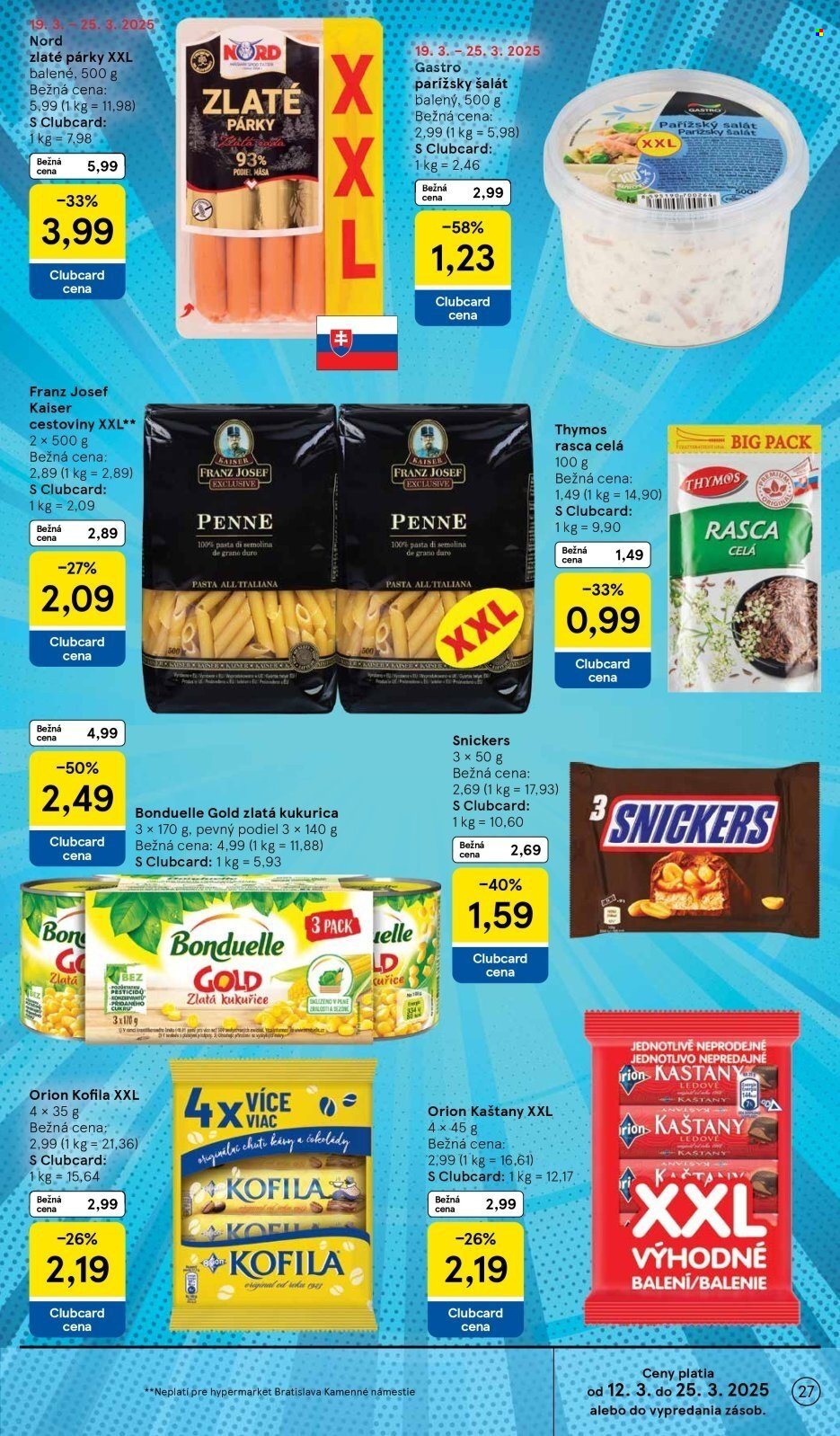 Leták TESCO - 19.3.2025 - 25.3.2025. Strana 27
