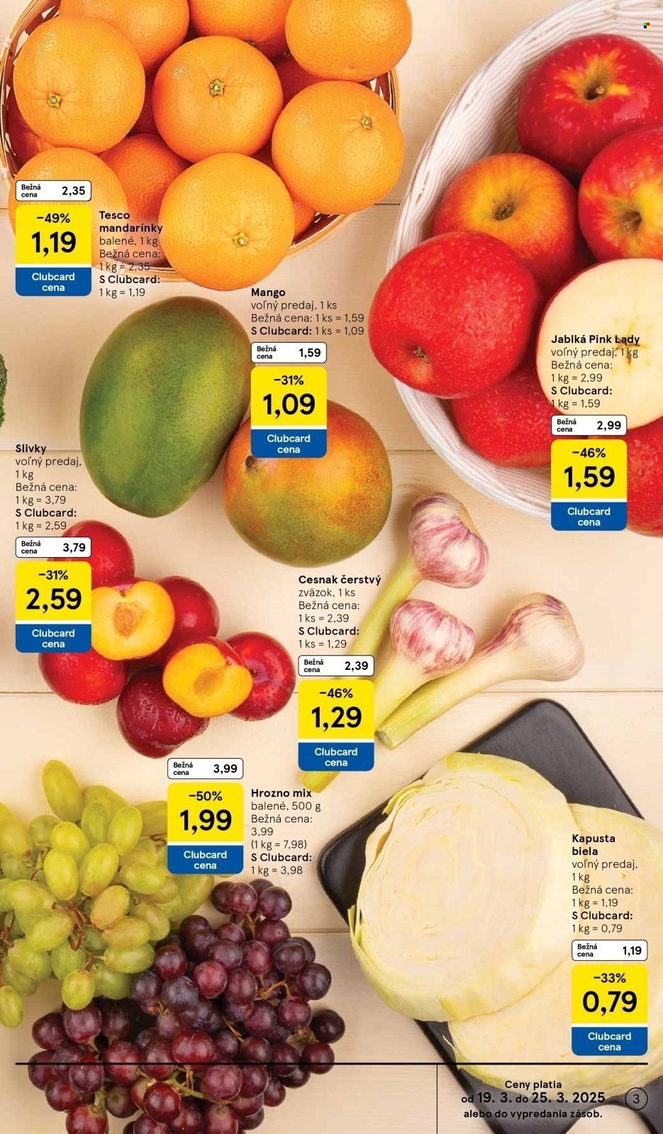 Leták TESCO supermarket - 19.3.2025 - 25.3.2025. Strana 3