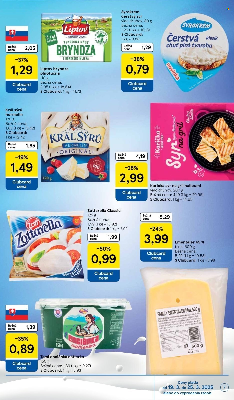 Leták TESCO supermarket - 19.3.2025 - 25.3.2025. Strana 7