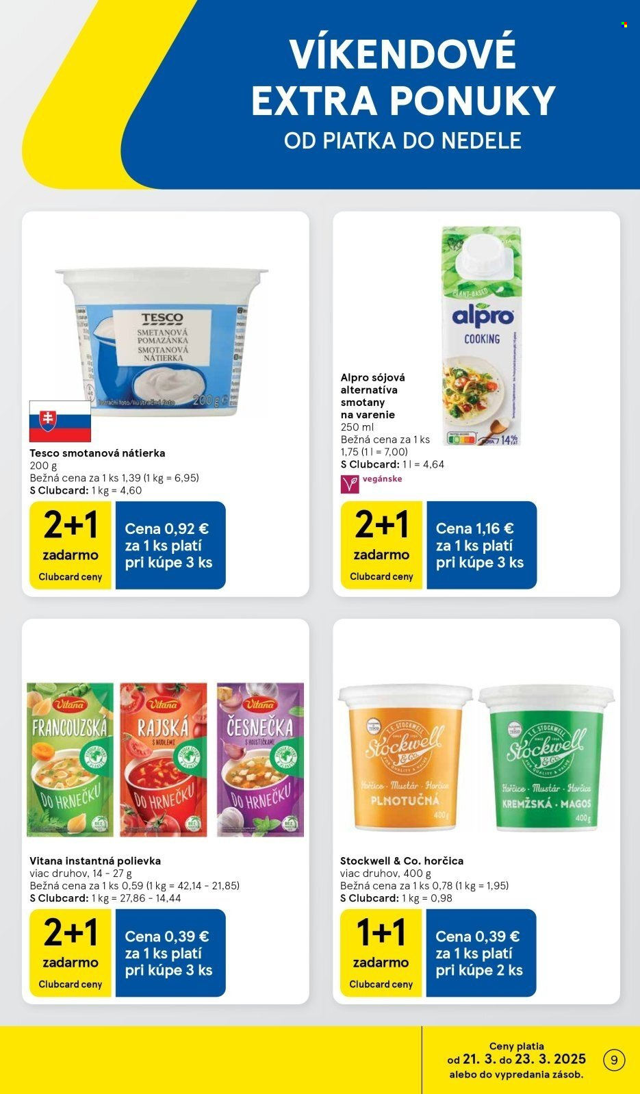 Leták TESCO supermarket - 19.3.2025 - 25.3.2025. Strana 9