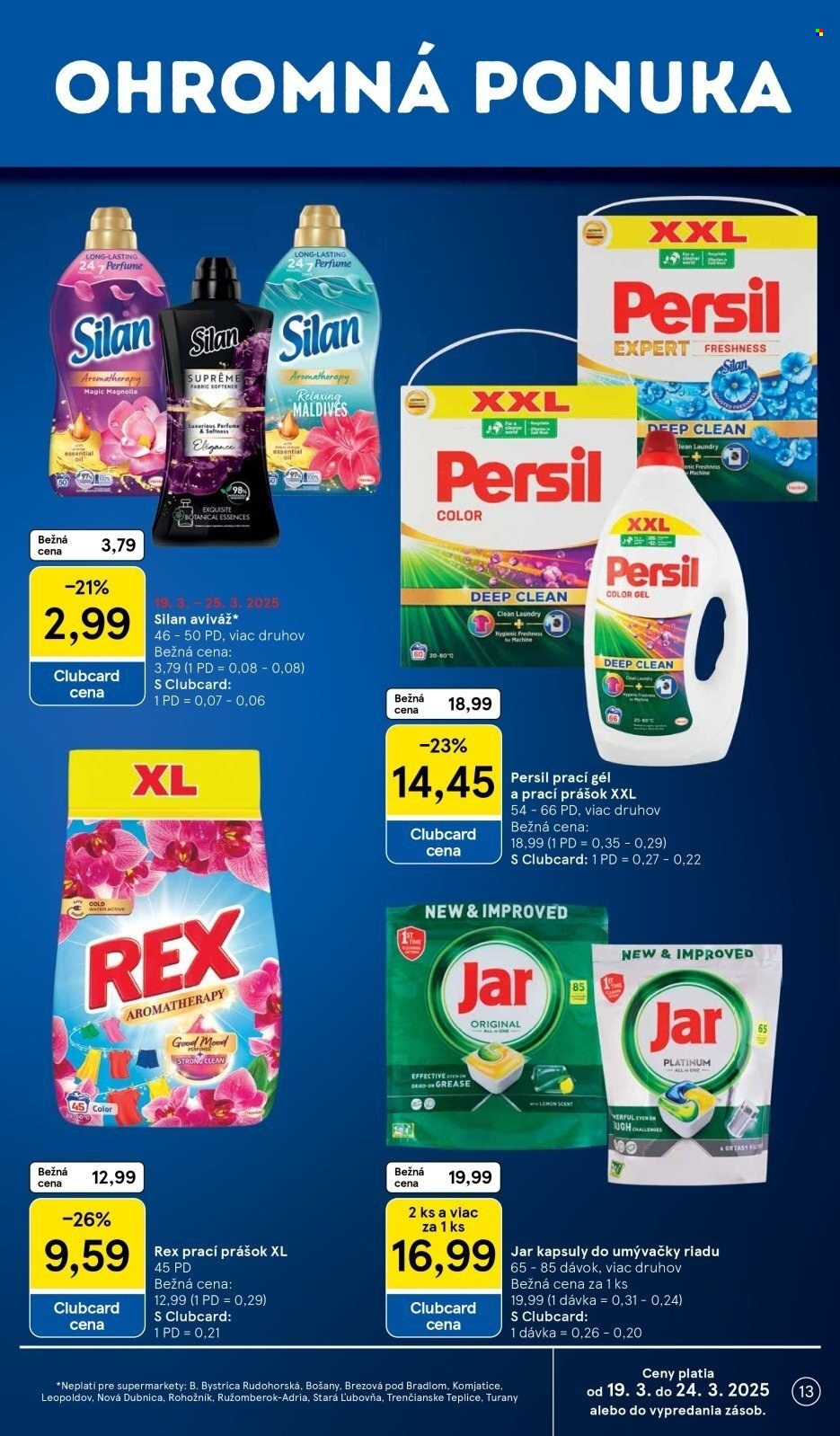 Leták TESCO supermarket - 19.3.2025 - 25.3.2025. Strana 14