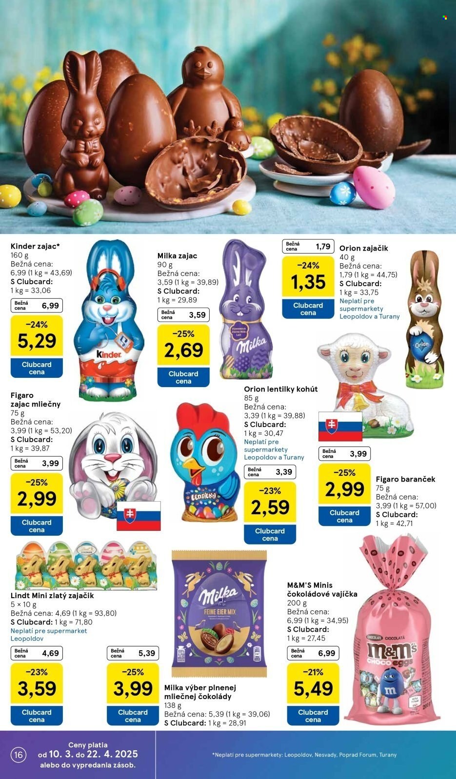 Leták TESCO supermarket - 19.3.2025 - 25.3.2025. Strana 16