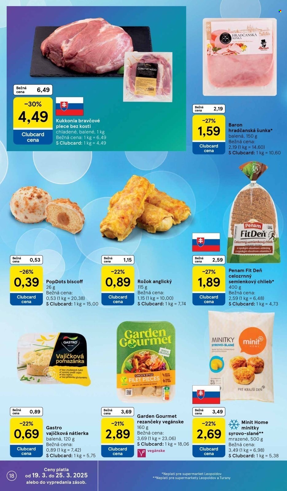 Leták TESCO supermarket - 19.3.2025 - 25.3.2025. Strana 18