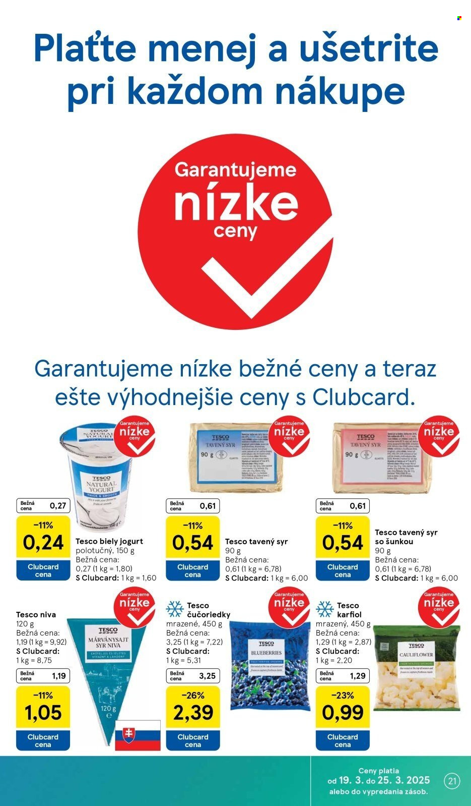 Leták TESCO supermarket - 19.3.2025 - 25.3.2025. Strana 21