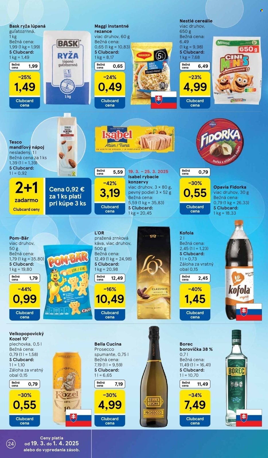 Leták TESCO supermarket - 19.3.2025 - 25.3.2025. Strana 24