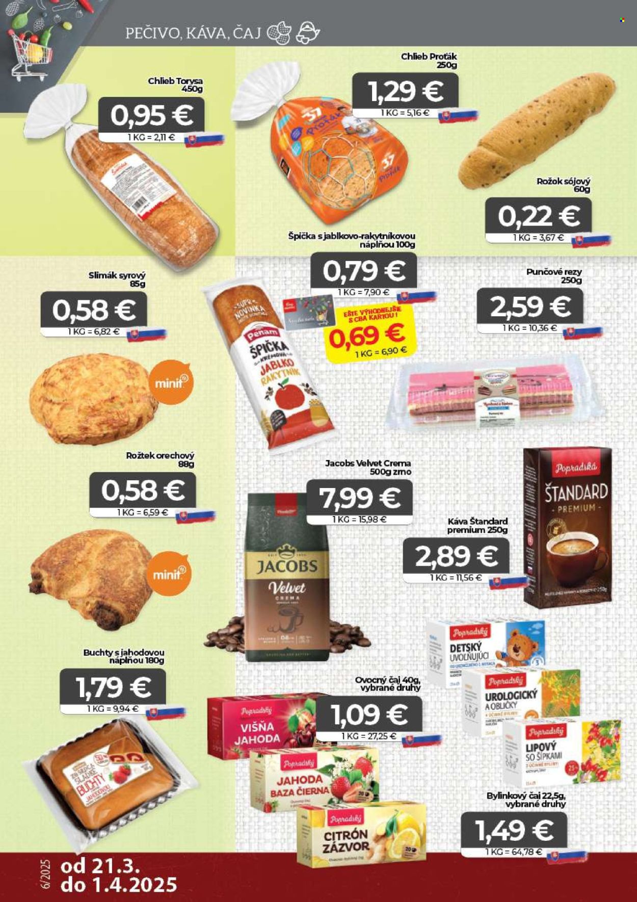 Leták CBA Komfos - 21.3.2025 - 1.4.2025. Strana 10