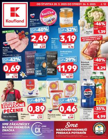 Leták Kaufland - 20.3.2025 - 26.3.2025.