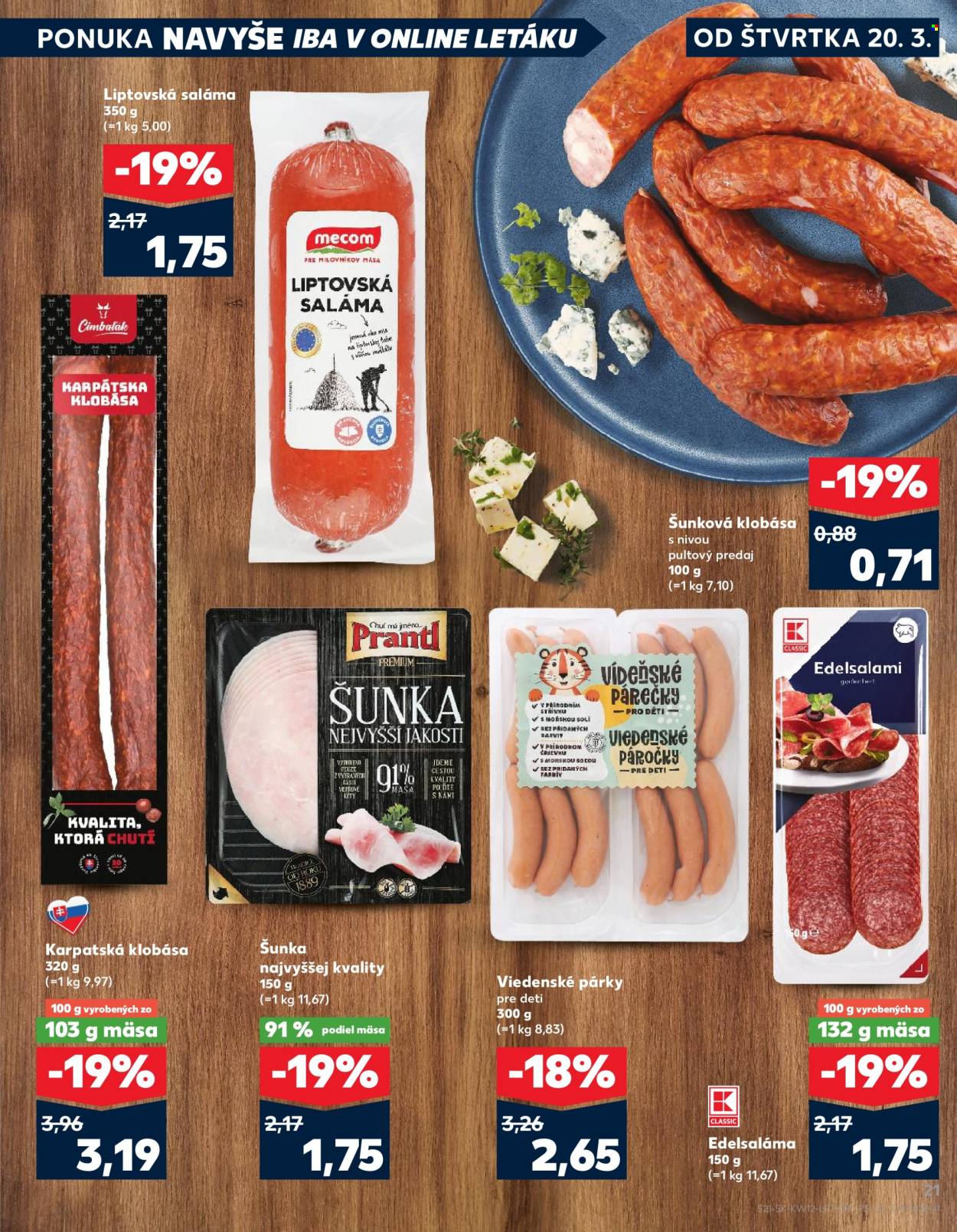 Leták Kaufland - 20.3.2025 - 26.3.2025. Strana 21
