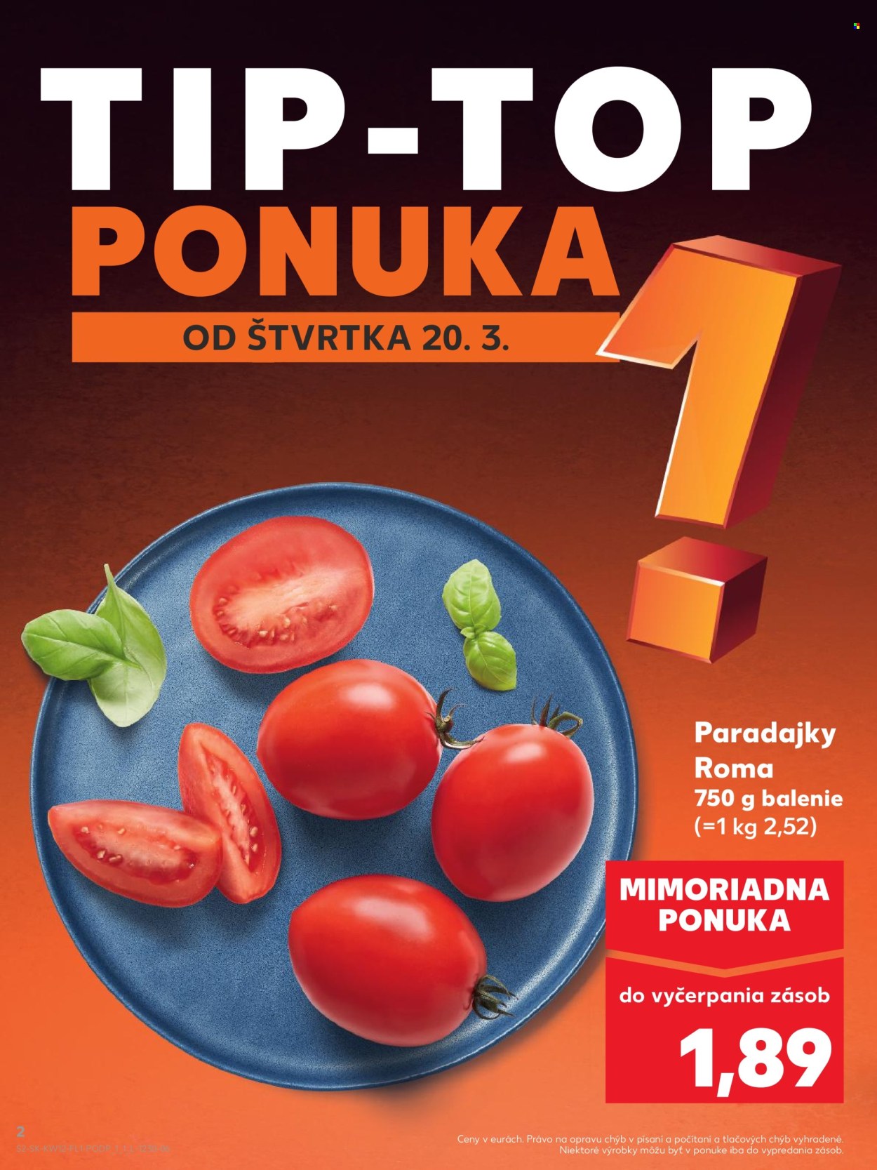 Leták Kaufland - 20.3.2025 - 26.3.2025. Strana 2