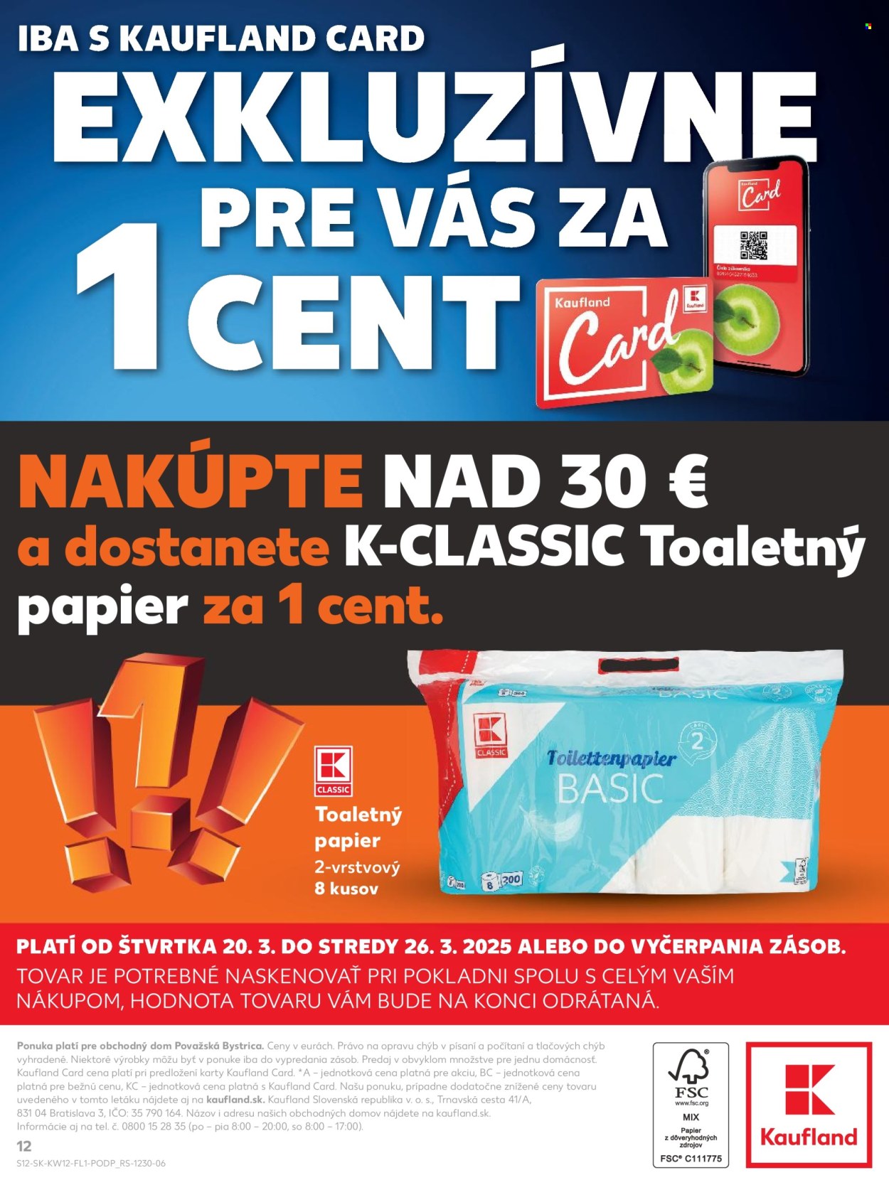 Leták Kaufland - 20.3.2025 - 26.3.2025. Strana 12