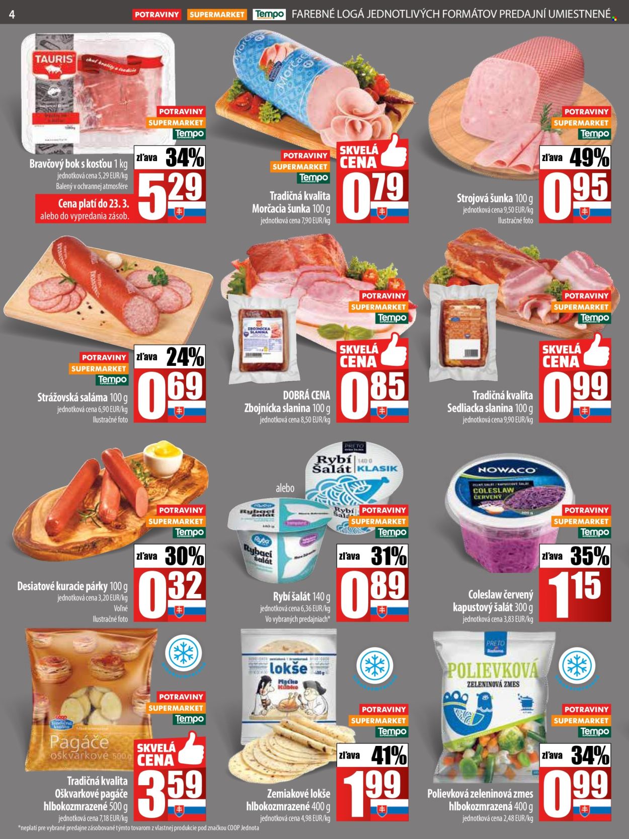 Leták COOP Jednota - 20.3.2025 - 26.3.2025. Strana 4