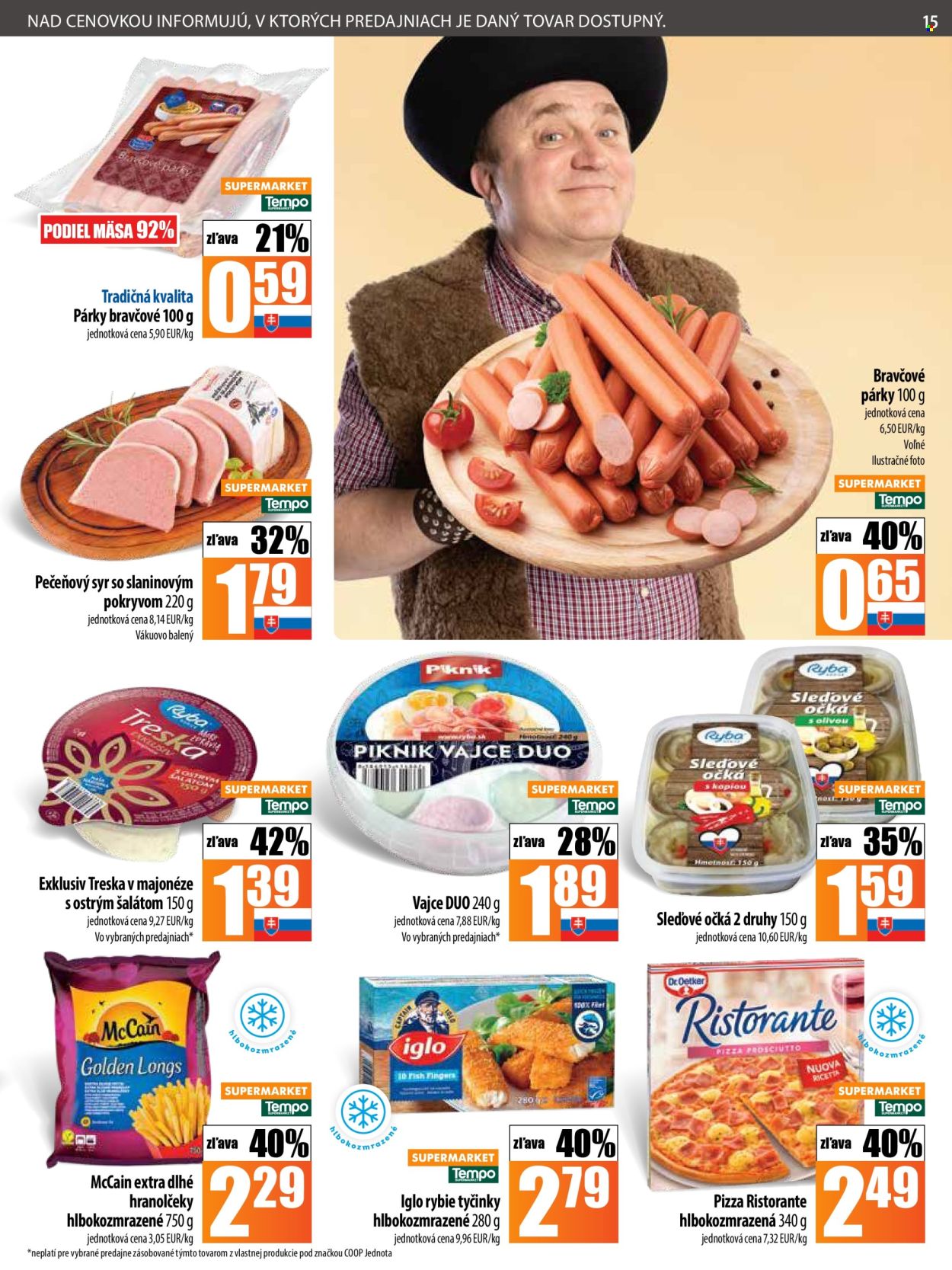 Leták COOP Jednota - 20.3.2025 - 26.3.2025. Strana 15
