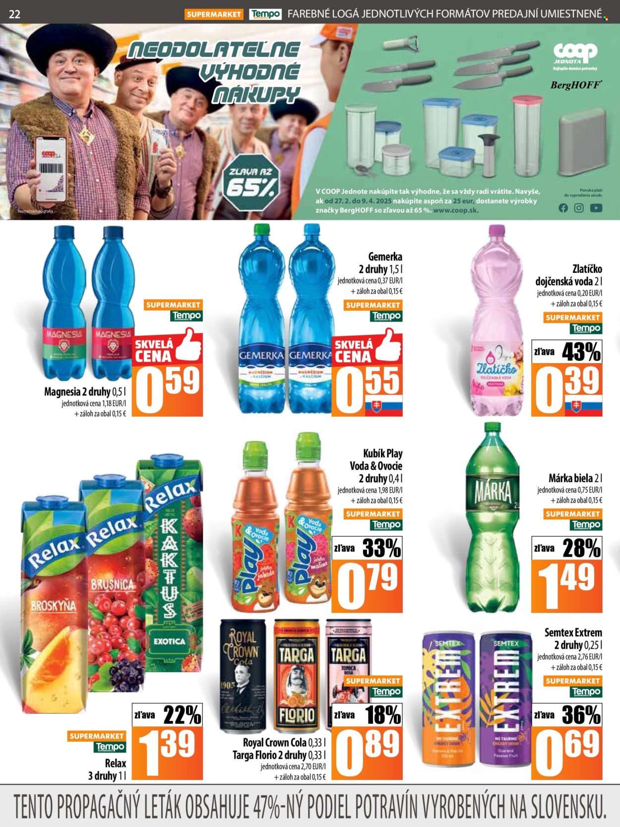 Leták COOP Jednota - 20.3.2025 - 26.3.2025. Strana 22