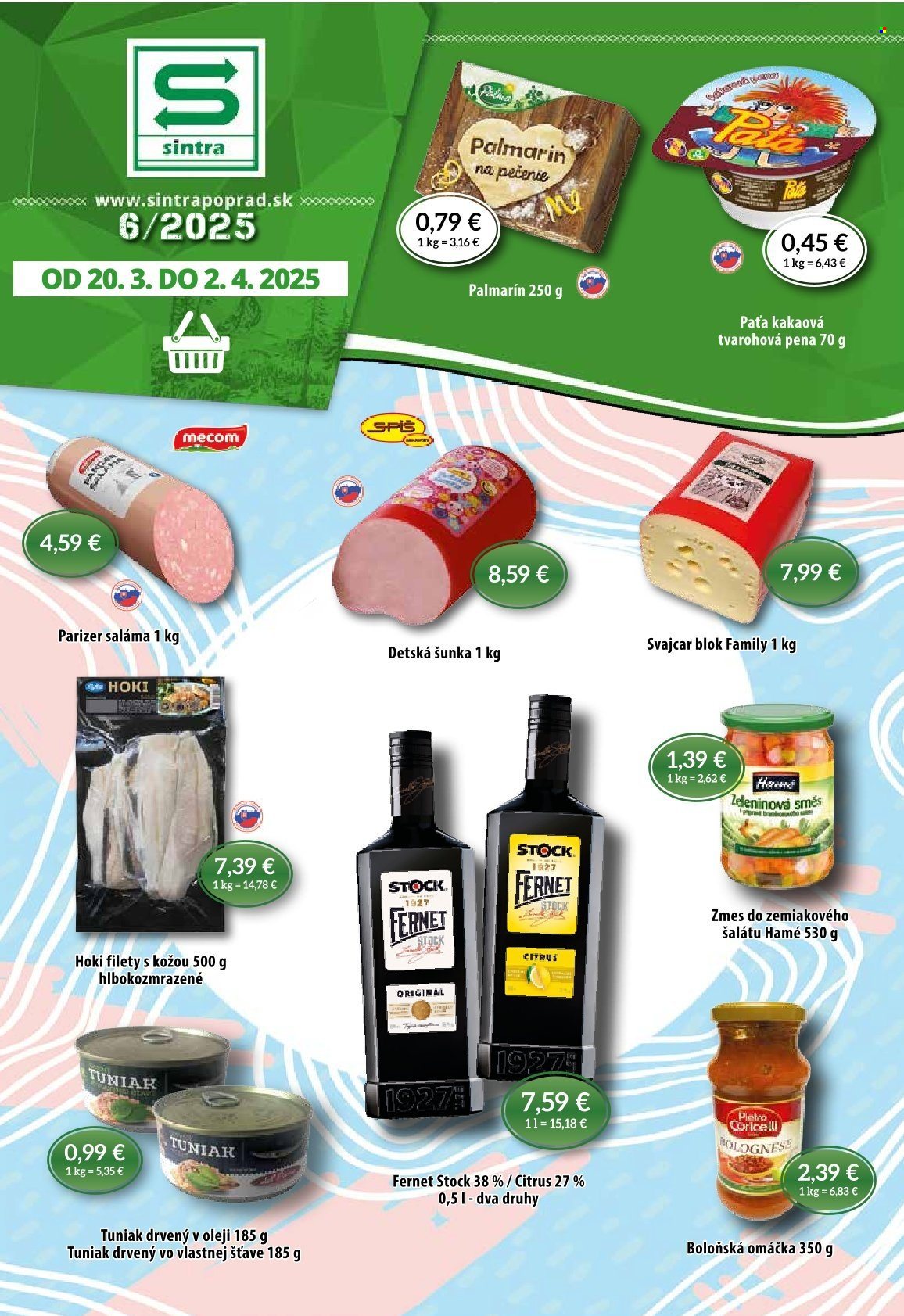 Leták Sintra - 20.3.2025 - 2.4.2025. Strana 1