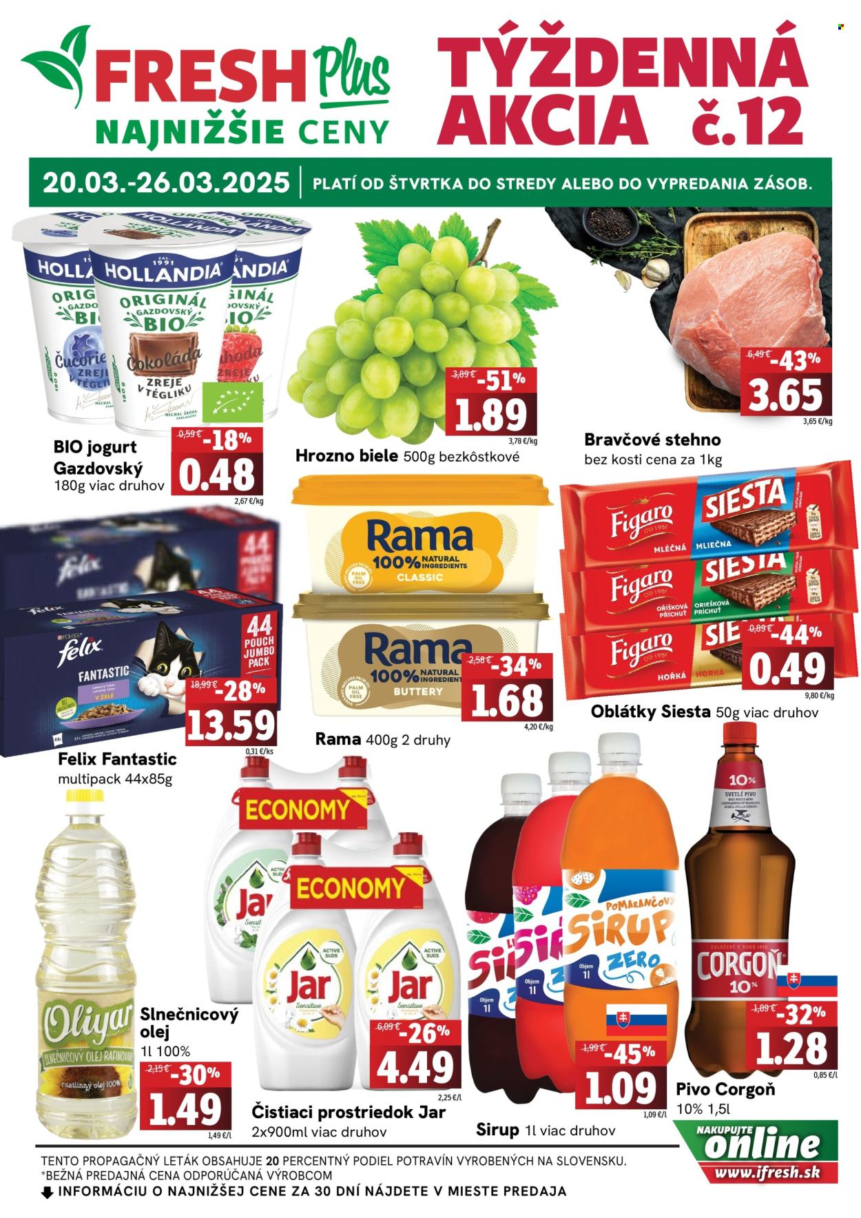 Leták FRESH - 20.3.2025 - 26.3.2025. Strana 1