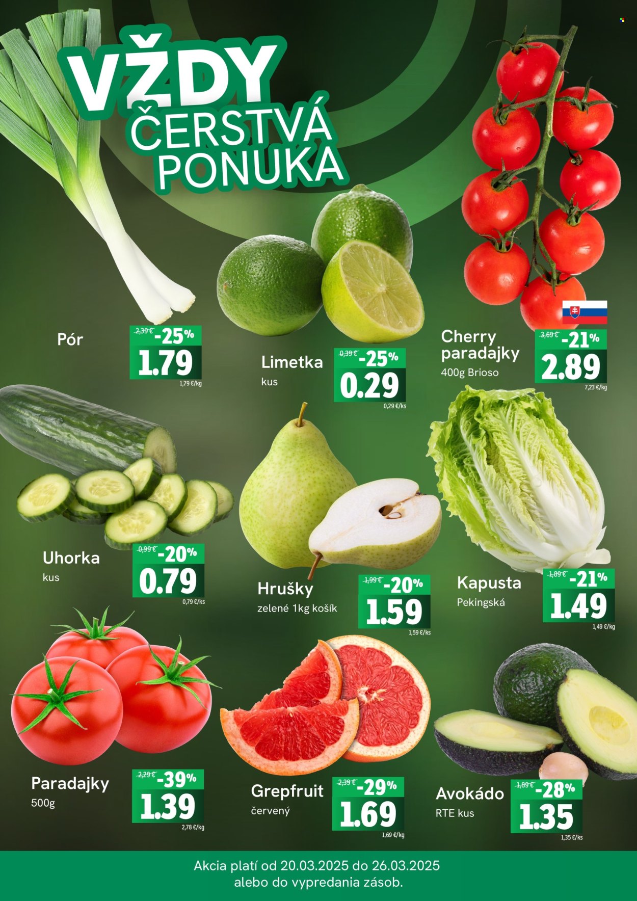 Leták FRESH - 20.3.2025 - 26.3.2025. Strana 3
