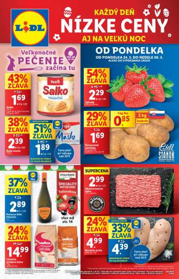Leták Lidl - 24.3.2025 - 30.3.2025.