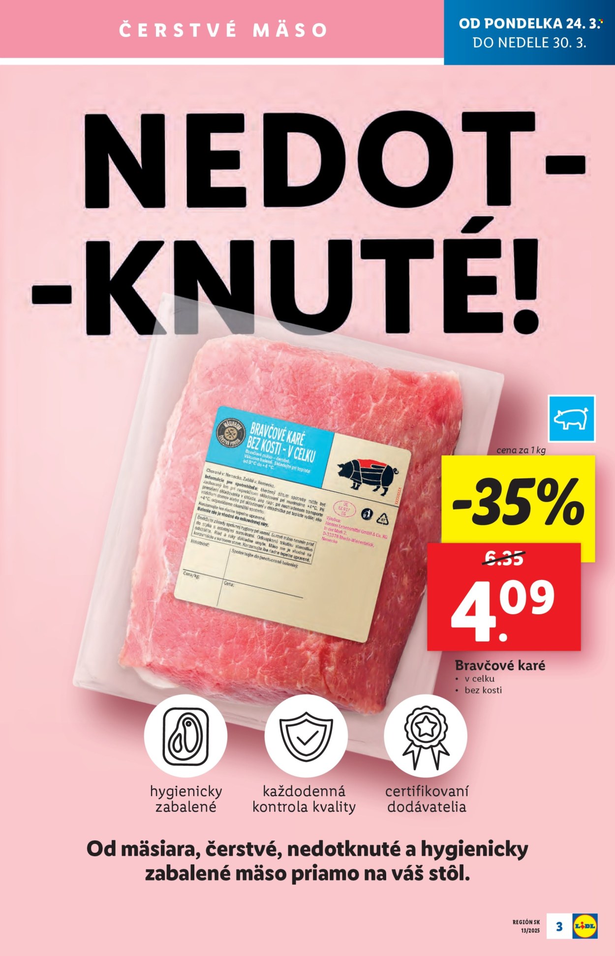 Leták Lidl - 24.3.2025 - 30.3.2025. Strana 3