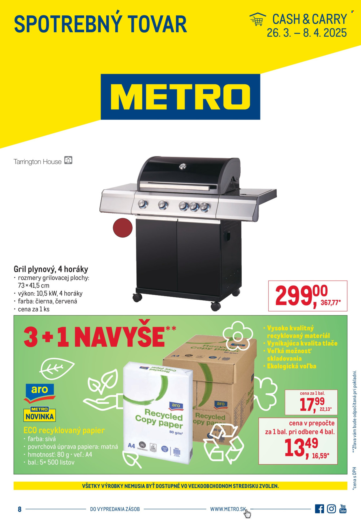 Leták Metro - 26.3.2025 - 8.4.2025. Strana 1