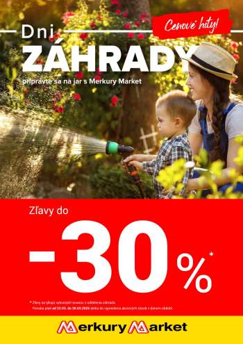 Leták Merkury Market - 22.3.2025 - 30.3.2025.