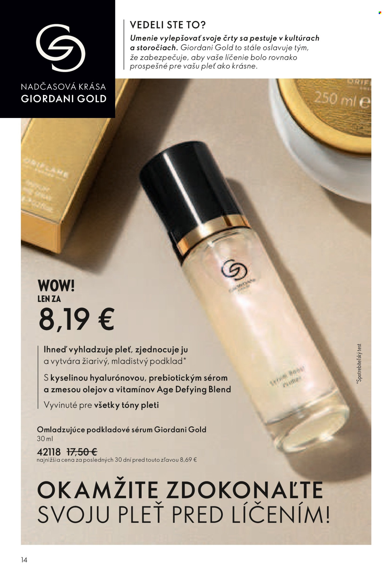 Leták Oriflame - 13.4.2025 - 3.5.2025. Strana 14