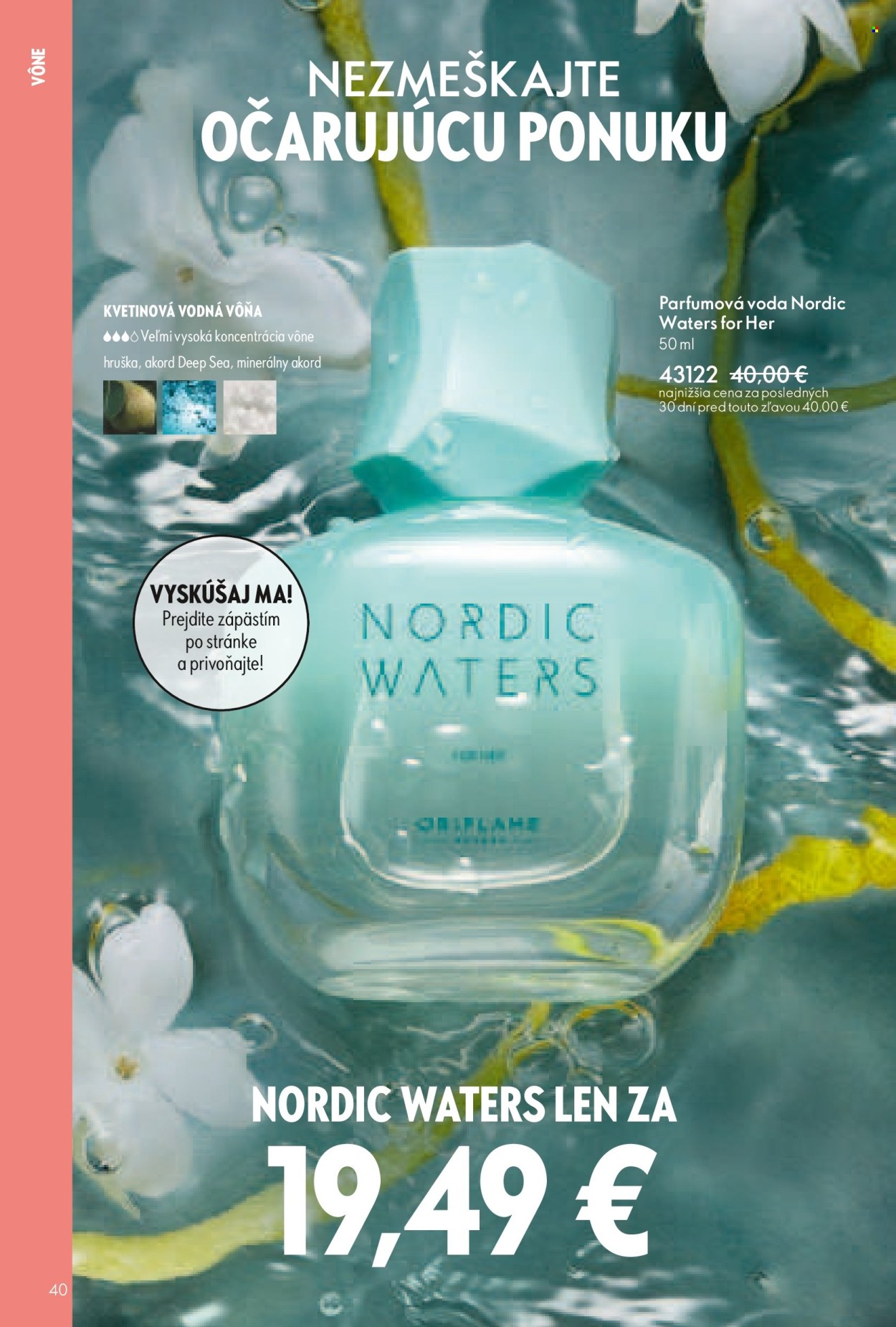 Leták Oriflame - 13.4.2025 - 3.5.2025. Strana 40