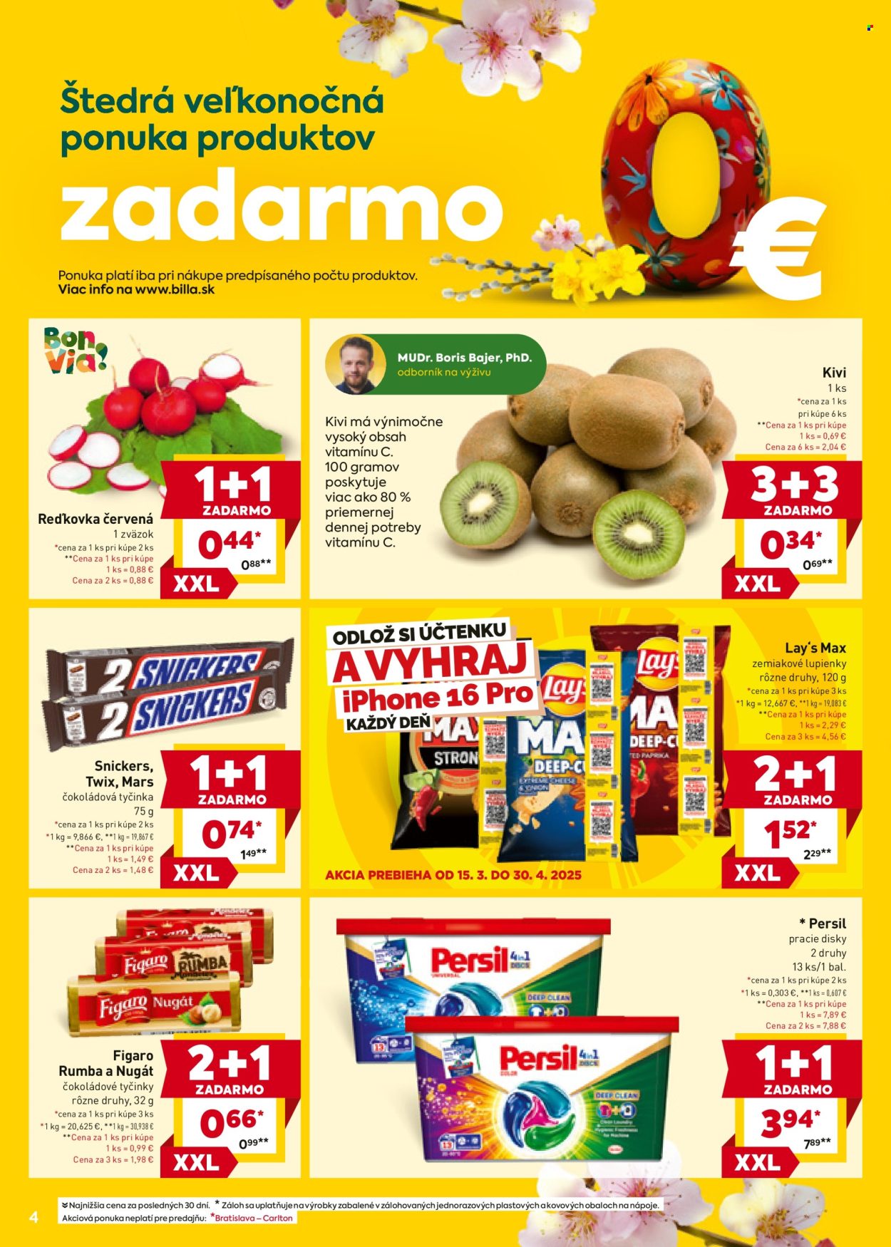 Leták Billa - 26.3.2025 - 1.4.2025. Strana 4