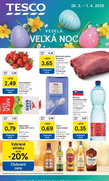 Leták TESCO - 26.3.2025 - 1.4.2025.