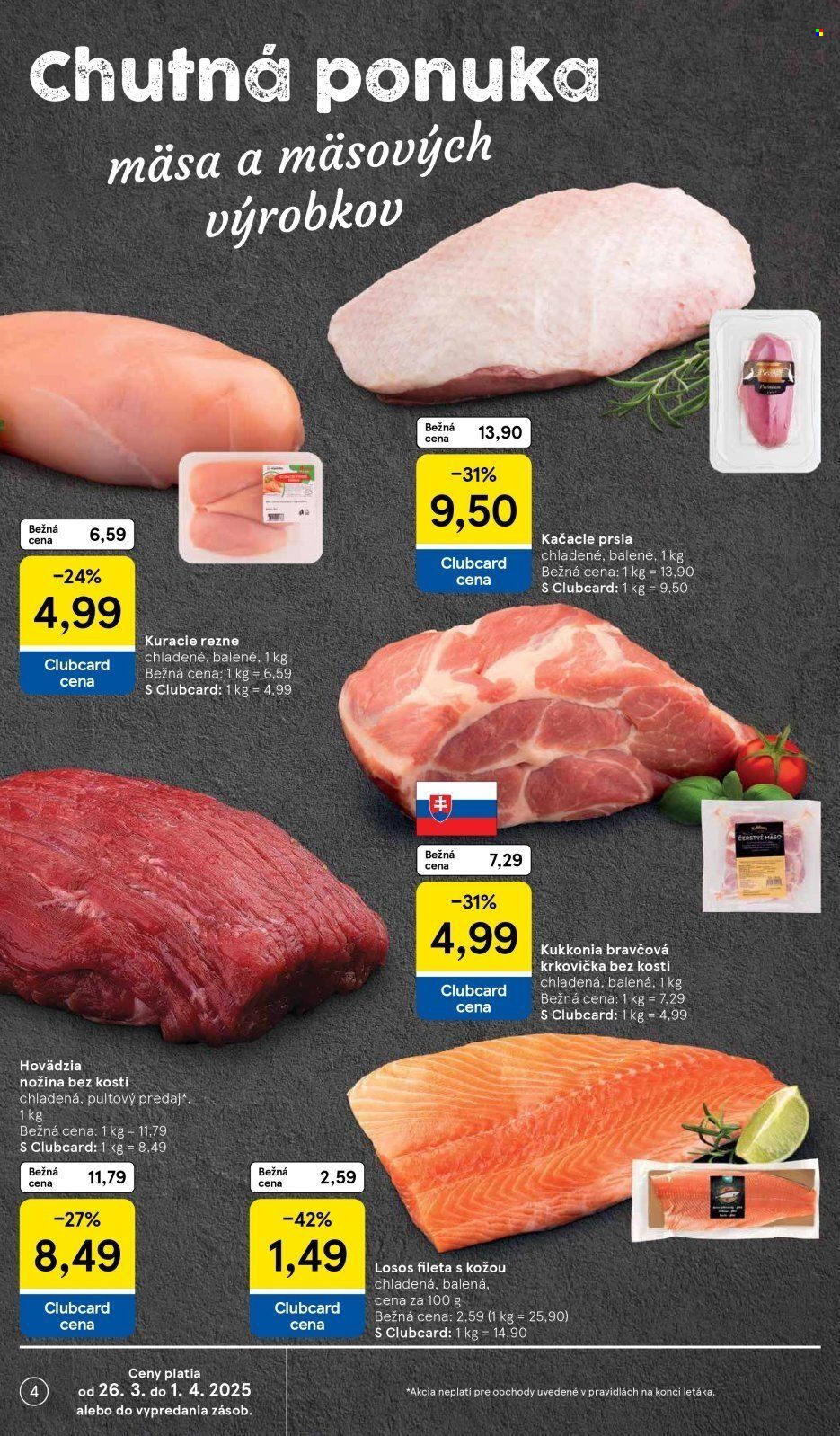 Leták TESCO - 26.3.2025 - 1.4.2025. Strana 4