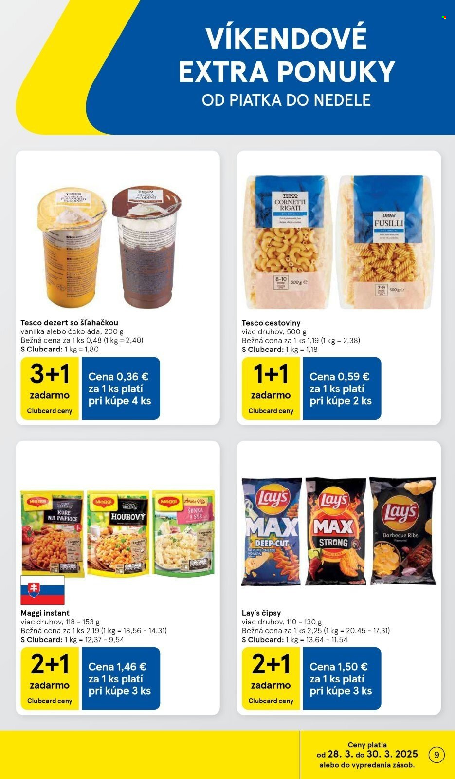 Leták TESCO - 26.3.2025 - 1.4.2025. Strana 9