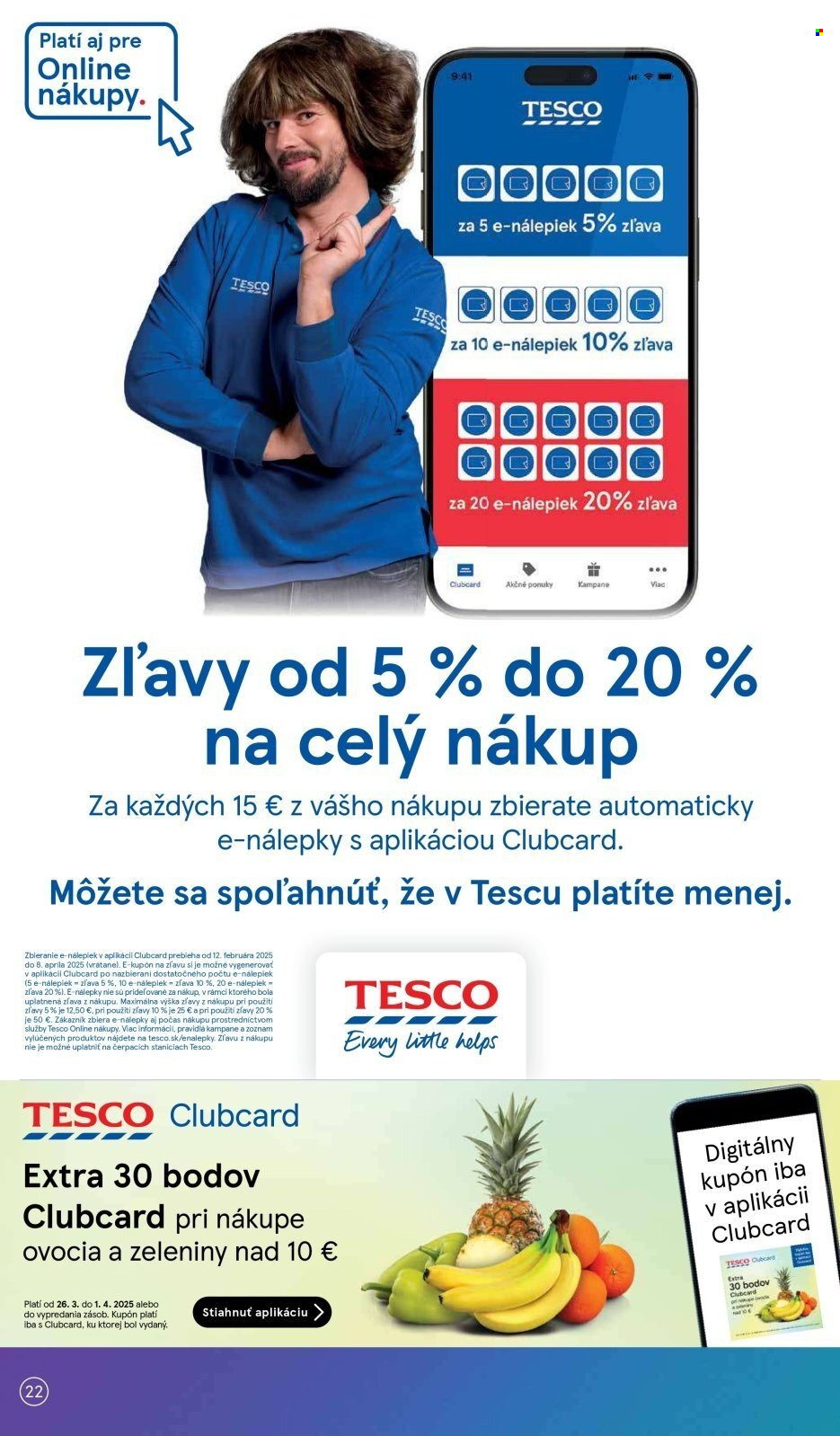 Leták TESCO - 26.3.2025 - 1.4.2025. Strana 22