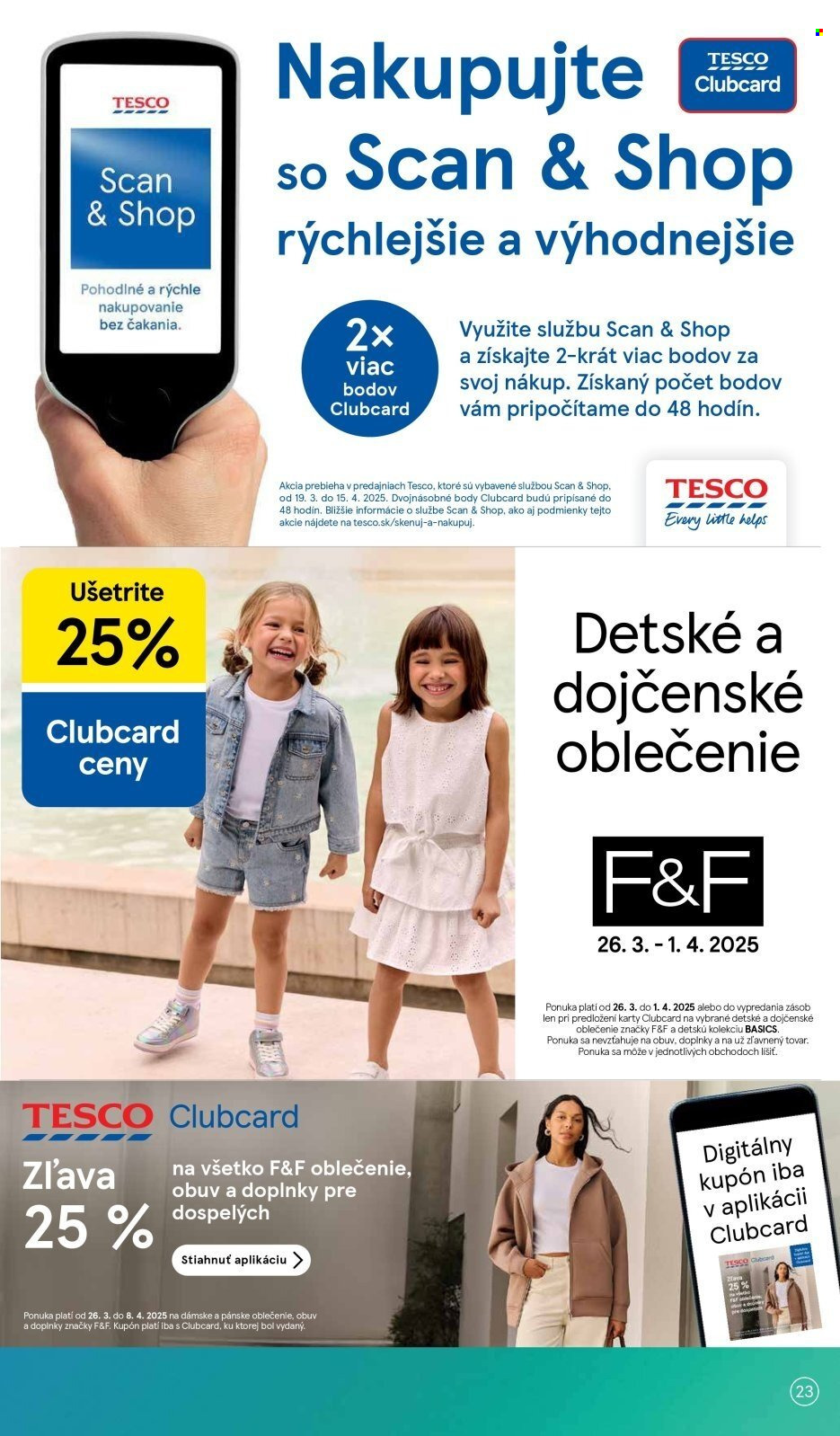 Leták TESCO - 26.3.2025 - 1.4.2025. Strana 23