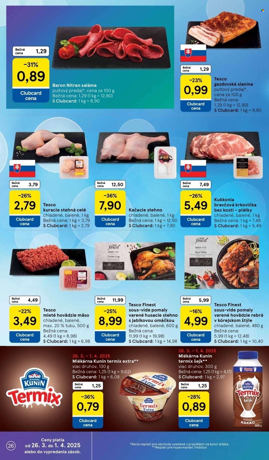 Leták TESCO - 26.3.2025 - 1.4.2025. Strana 26