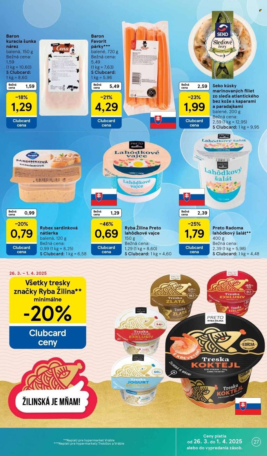 Leták TESCO - 26.3.2025 - 1.4.2025. Strana 27