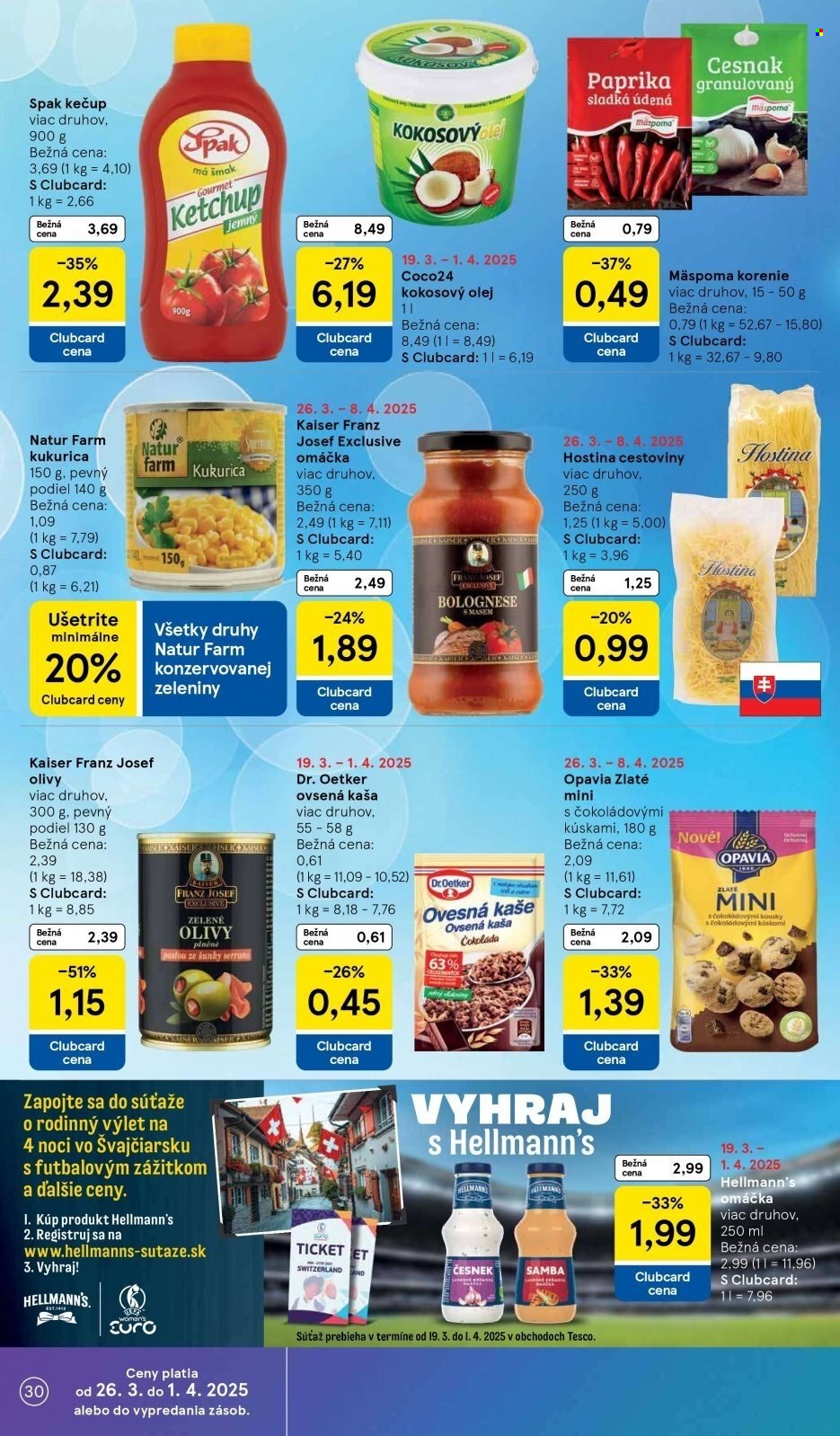 Leták TESCO - 26.3.2025 - 1.4.2025. Strana 30