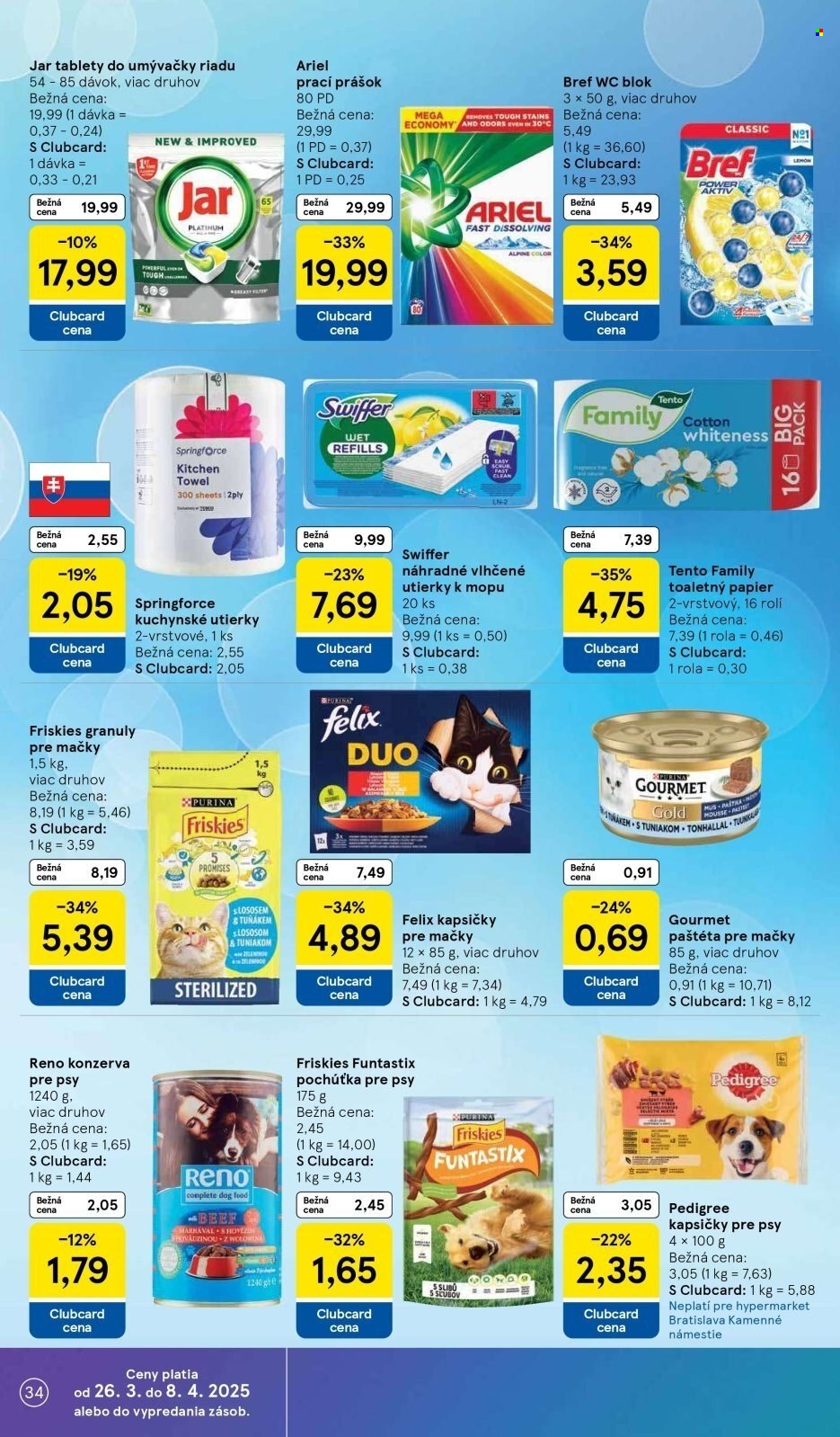 Leták TESCO - 26.3.2025 - 1.4.2025. Strana 34