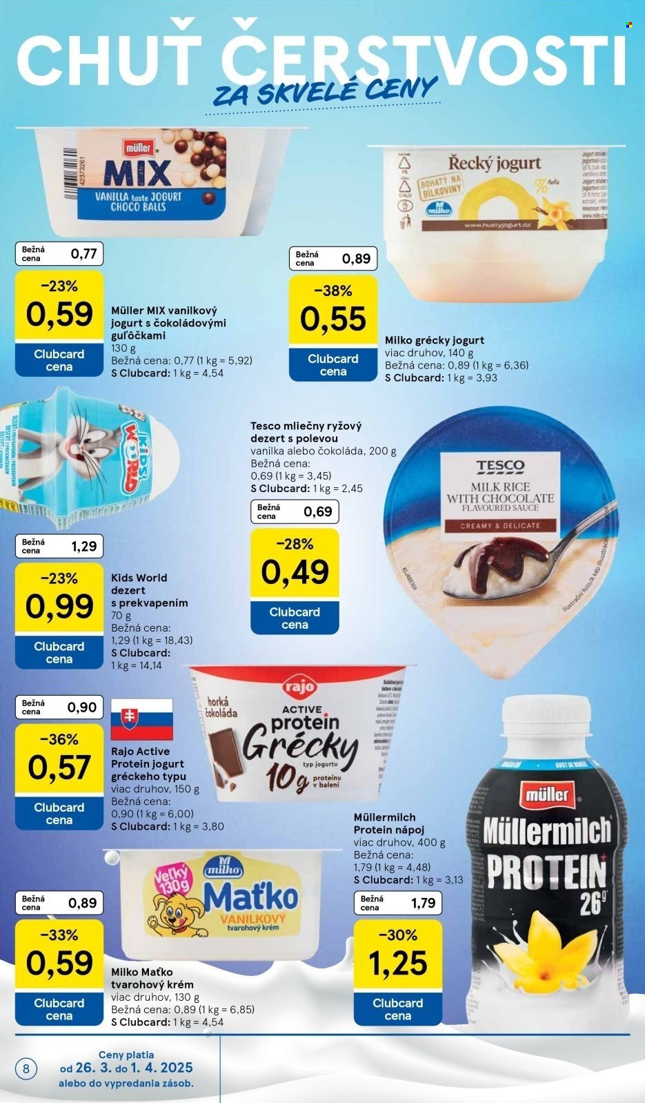 Leták TESCO supermarket - 26.3.2025 - 1.4.2025. Strana 8