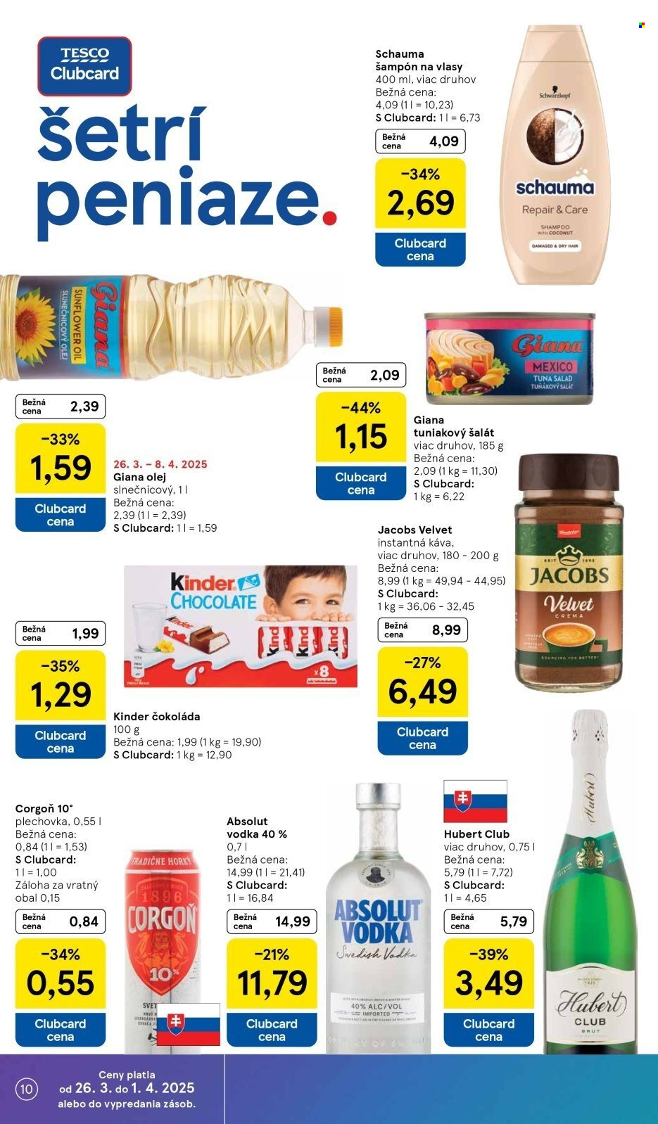 Leták TESCO supermarket - 26.3.2025 - 1.4.2025. Strana 10