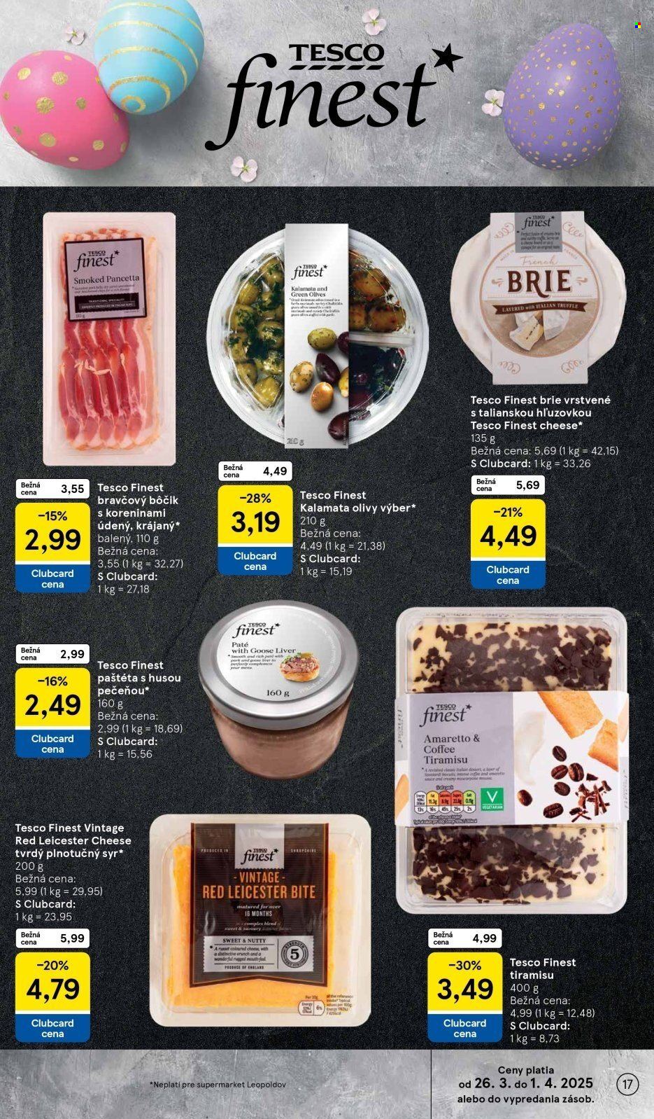 Leták TESCO supermarket - 26.3.2025 - 1.4.2025. Strana 17