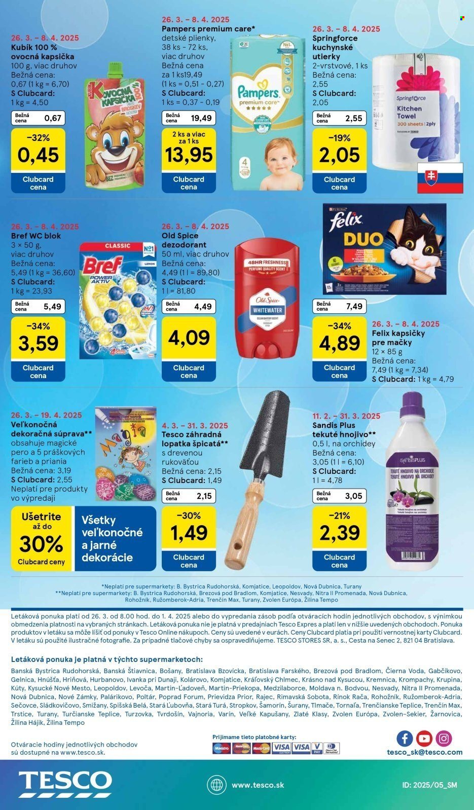 Leták TESCO supermarket - 26.3.2025 - 1.4.2025. Strana 25